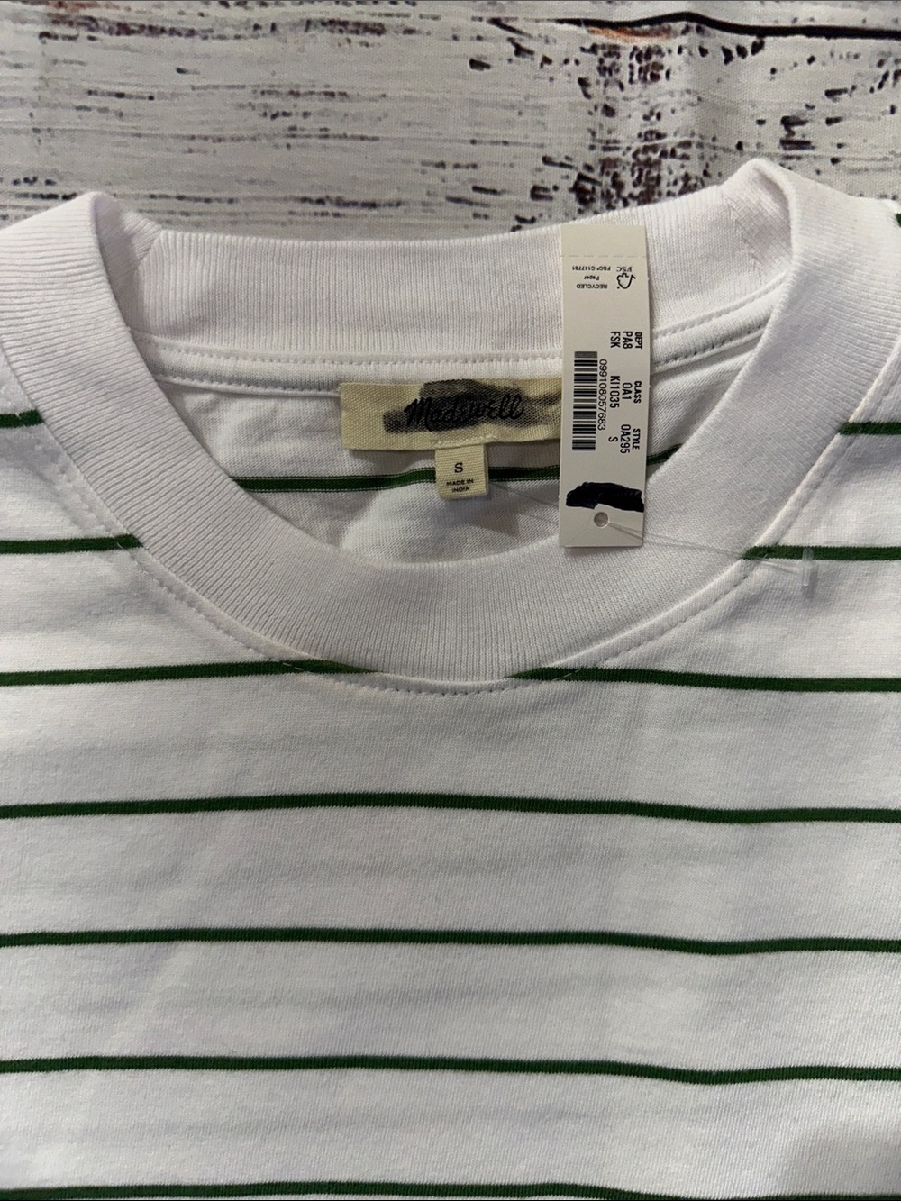 Madewell The Boxy Crop Tee Sz. S - Picture 4 of 11
